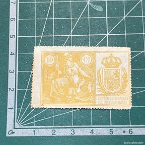 Timbres: Poliza o timbre? fiscal de territorios españoles Guinea año 1922